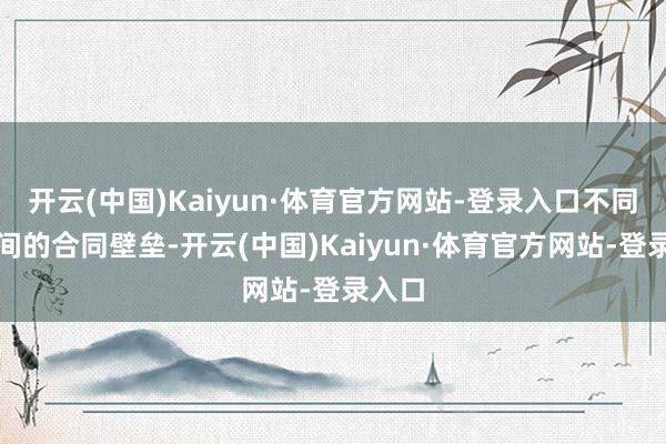 开云(中国)Kaiyun·体育官方网站-登录入口不同品牌间的合同壁垒-开云(中国)Kaiyun·体育官方网站-登录入口