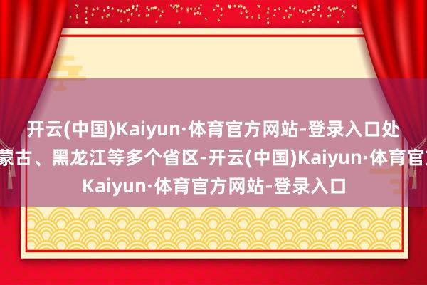 开云(中国)Kaiyun·体育官方网站-登录入口处事遮蔽新疆、内蒙古、黑龙江等多个省区-开云(中国)Kaiyun·体育官方网站-登录入口