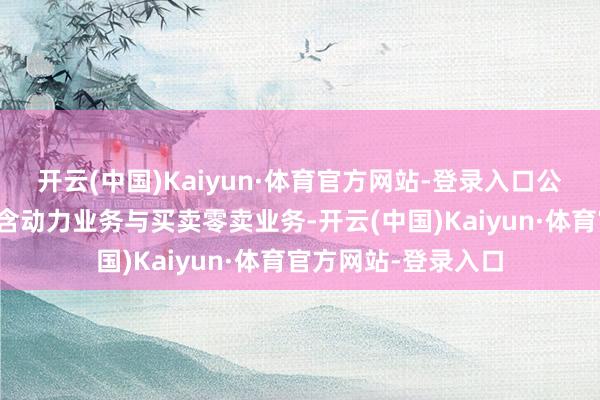 开云(中国)Kaiyun·体育官方网站-登录入口公司当今主营业务包含动力业务与买卖零卖业务-开云(中国)Kaiyun·体育官方网站-登录入口