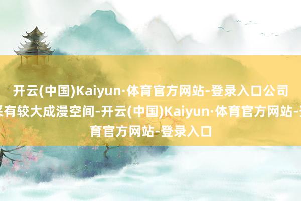 开云(中国)Kaiyun·体育官方网站-登录入口公司刻蚀开采有较大成漫空间-开云(中国)Kaiyun·体育官方网站-登录入口