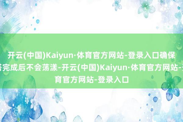 开云(中国)Kaiyun·体育官方网站-登录入口确保头盔拼搭完成后不会荡漾-开云(中国)Kaiyun·体育官方网站-登录入口
