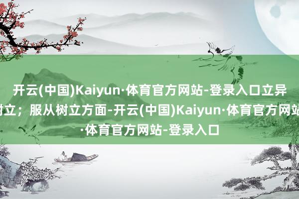 开云(中国)Kaiyun·体育官方网站-登录入口立异品牌文化树立；服从树立方面-开云(中国)Kaiyun·体育官方网站-登录入口