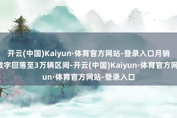 开云(中国)Kaiyun·体育官方网站-登录入口月销第二梯队的数字回落至3万辆区间-开云(中国)Kaiyun·体育官方网站-登录入口